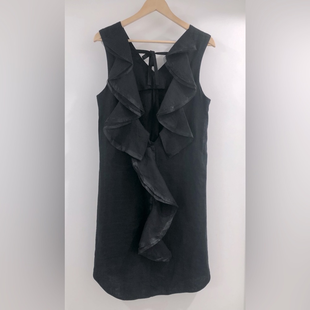 Denis Gagnon Designer Dress 100% Linen sz Large